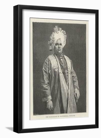 The Maharajah of Kapurthala, Punjaub-null-Framed Giclee Print