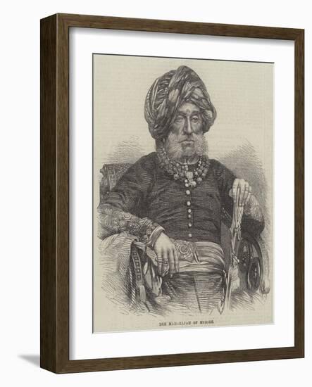 The Maharajah of Mysore-null-Framed Giclee Print