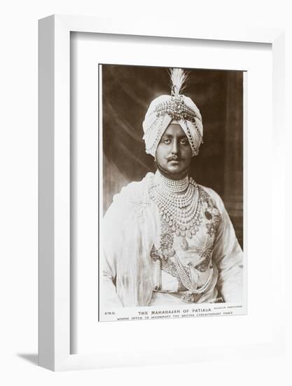 The Maharajah of Patiala-null-Framed Photographic Print