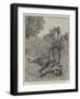 The Maharajah of Tikumgurh, and a Tiger Killed by Him-null-Framed Giclee Print