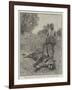 The Maharajah of Tikumgurh, and a Tiger Killed by Him-null-Framed Giclee Print