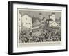 The Mahomedan and Hindu Riots in Bombay, Native Police Charging the Mob-null-Framed Giclee Print