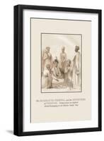 The Mahratta Peshwa and His Ministers at Poonah-Baron De Montalemert-Framed Art Print