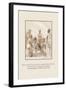 The Mahratta Peshwa and His Ministers at Poonah-Baron De Montalemert-Framed Art Print