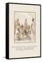 The Mahratta Peshwa and His Ministers at Poonah-Baron De Montalemert-Framed Stretched Canvas