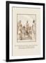 The Mahratta Peshwa and His Ministers at Poonah-Baron De Montalemert-Framed Art Print