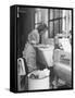 The Maid Doing the Family's Weekly Laundry-Nina Leen-Framed Stretched Canvas