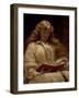 The Maid with the Golden Hair, C.1895-Frederick Leighton-Framed Giclee Print