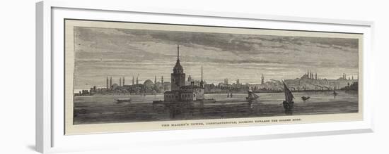 The Maiden's Tower, Constantinople, Looking Towards the Golden Horn-null-Framed Giclee Print