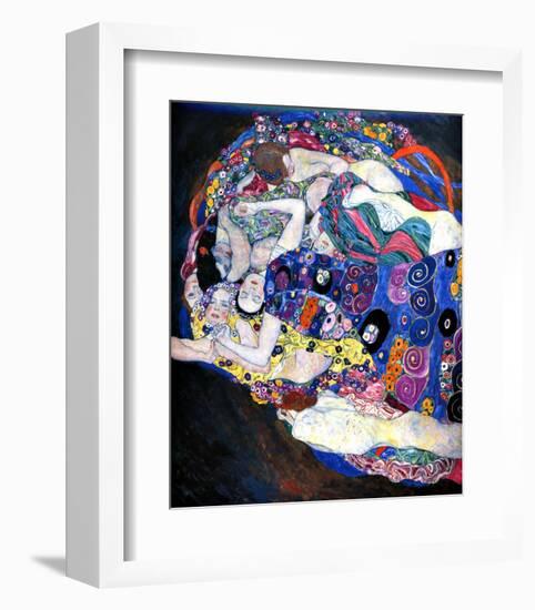 The Maiden-Gustav Klimt-Framed Giclee Print