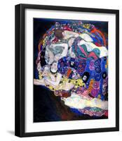 The Maiden-Gustav Klimt-Framed Giclee Print