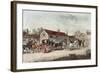 The Mail Coach Changing Horses, Engraved by R. Havell, 1815-James Pollard-Framed Giclee Print