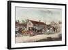 The Mail Coach Changing Horses, Engraved by R. Havell, 1815-James Pollard-Framed Giclee Print