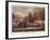 The Mail Coach in a Flood-James Pollard-Framed Giclee Print