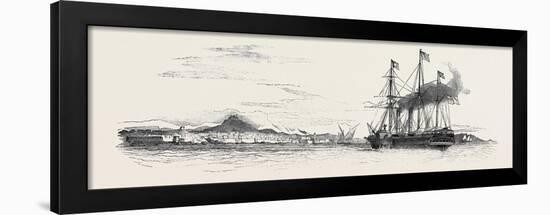 The Mail Packet from Alexandria, Off Marseilles, the Indian Mail on Board-null-Framed Giclee Print