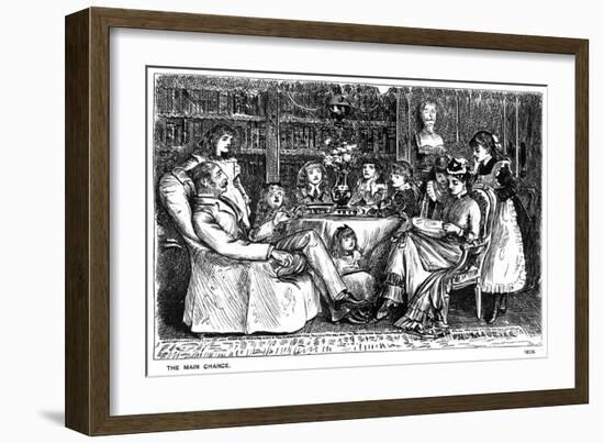 The Main Chance, 1878-George Du Maurier-Framed Giclee Print