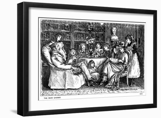 The Main Chance, 1878-George Du Maurier-Framed Giclee Print