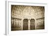 The Main Entrance to Notre Dame Cathedral, Paris, France-Russ Bishop-Framed Photographic Print