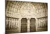 The Main Entrance to Notre Dame Cathedral, Paris, France-Russ Bishop-Mounted Photographic Print