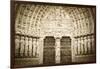 The Main Entrance to Notre Dame Cathedral, Paris, France-Russ Bishop-Framed Photographic Print