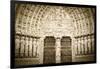 The Main Entrance to Notre Dame Cathedral, Paris, France-Russ Bishop-Framed Photographic Print