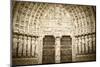 The Main Entrance to Notre Dame Cathedral, Paris, France-Russ Bishop-Mounted Photographic Print