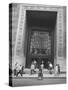 The Main Entrance to the Chase Manhattan Bank-Al Fenn-Stretched Canvas