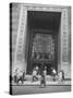 The Main Entrance to the Chase Manhattan Bank-Al Fenn-Stretched Canvas
