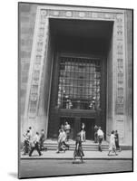 The Main Entrance to the Chase Manhattan Bank-Al Fenn-Mounted Photographic Print