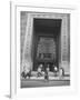 The Main Entrance to the Chase Manhattan Bank-Al Fenn-Framed Photographic Print