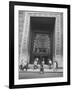 The Main Entrance to the Chase Manhattan Bank-Al Fenn-Framed Photographic Print