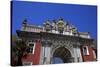The Main Gate, Dolmabahce Palace, Istanbul, Turkey-Neil Farrin-Stretched Canvas