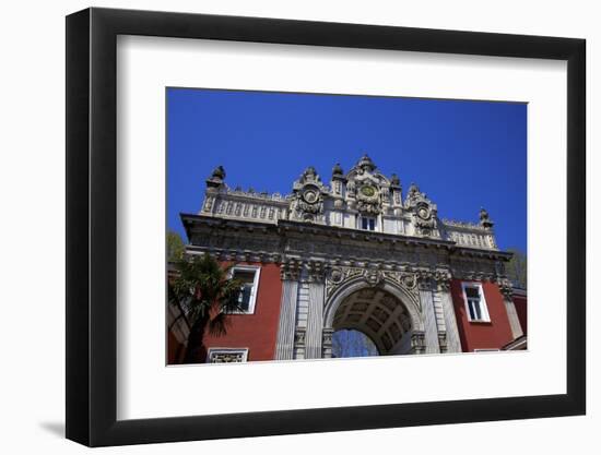 The Main Gate, Dolmabahce Palace, Istanbul, Turkey-Neil Farrin-Framed Photographic Print