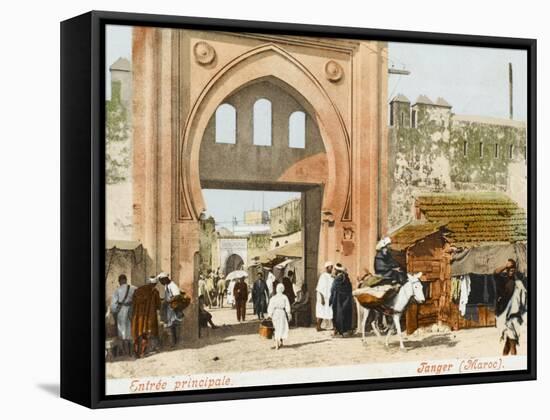 The Main Gate - Tangiers, Morocco-null-Framed Stretched Canvas