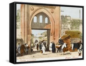 The Main Gate - Tangiers, Morocco-null-Framed Stretched Canvas