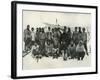 'The Main Party at Cape Evans After The Winter, 1911', (1913)-Herbert Ponting-Framed Photographic Print