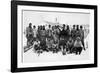 'The Main Party at Cape Evans after the Winter', Scott's South Pole expedition, Antarctica, 1911-Herbert Ponting-Framed Photographic Print