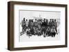 'The Main Party at Cape Evans after the Winter', Scott's South Pole expedition, Antarctica, 1911-Herbert Ponting-Framed Photographic Print