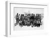 'The Main Party at Cape Evans after the Winter', Scott's South Pole expedition, Antarctica, 1911-Herbert Ponting-Framed Photographic Print