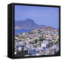 The Main Port of Mindelo on the Island of Sao Vicente, Cape Verde Islands-Geoff Renner-Framed Stretched Canvas