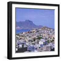 The Main Port of Mindelo on the Island of Sao Vicente, Cape Verde Islands-Geoff Renner-Framed Photographic Print