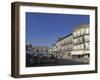 The Main Square (Praca Da Republica), with Street Cafes and Azulejo Clad Buildings, Viana Do Castel-Stuart Forster-Framed Photographic Print