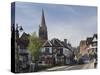 The Main Street, Lyndhurst, New Forest, Hampshire, England, United Kingdom, Europe-James Emmerson-Stretched Canvas