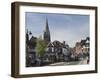 The Main Street, Lyndhurst, New Forest, Hampshire, England, United Kingdom, Europe-James Emmerson-Framed Photographic Print