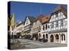 The Main Street, Merianstrasse, in the Rhine Wine Area of Oppenheim, Rhineland Palatinate, Germany-James Emmerson-Stretched Canvas