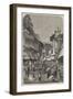 The Main Street of Agra-null-Framed Giclee Print