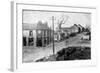 The Main Street of Dove Holes, Derbyshire, 1913-null-Framed Art Print