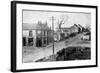 The Main Street of Dove Holes, Derbyshire, 1913-null-Framed Art Print