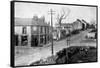 The Main Street of Dove Holes, Derbyshire, 1913-null-Framed Stretched Canvas