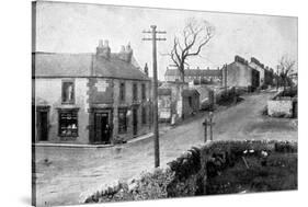 The Main Street of Dove Holes, Derbyshire, 1913-null-Stretched Canvas